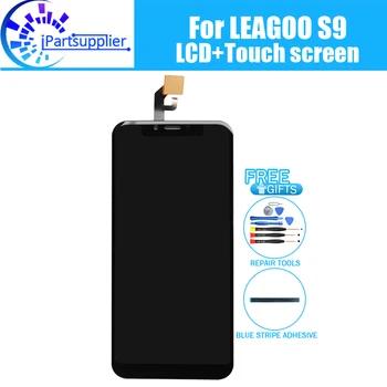 5,84 инчов LCD дисплей LEAGOO S9 + Сензорен Екран 100% Оригинален Тестван LCD Дигитайзер, Подмяна на Стъклен Панел За LEAGOO S9