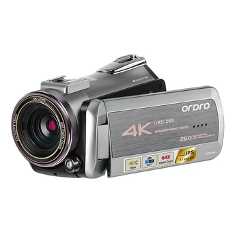 ORDRO AZ50 Професионална 4K UHD 1/2,3-инчов сензорен цифров сватбена камера HEVC