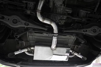 Колектор на изпускателната система от неръждаема стомана HMD подходящ за автоматична модификация на VW Tiguan 2,0 T, ауспуси клапан по поръчка за кола