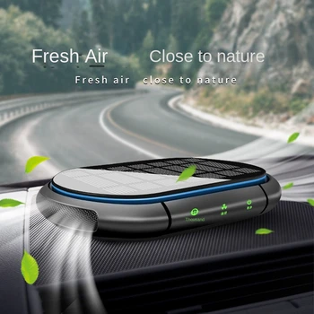 Автомобилен пречиствател на въздуха авто кислороден бар, в допълнение към миризмата на формалдехид, употребяван дим на тамян с автоматичен старт, слънчев пречистване на въздуха