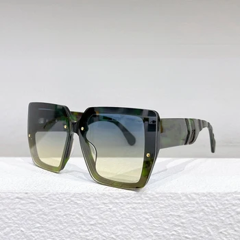 Нови ацетатные слънчеви очила за мъже от най-високо качество, модерен дизайнерски очила с UV400, женски Квадратни големи рамки, луксозни маркови слънчеви ОЧИЛА