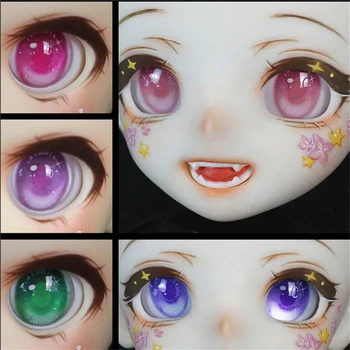 BJD Eyes куклени очи 8 мм-26 мм куклени лазерни градиентные акрилни очите за играчки 1/8 1/4 1/6 1/3 SD DD аксесоари за кукли 8 мм-26 мм куклени очи