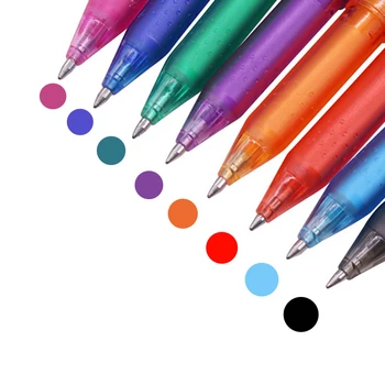 1 Бр 0,5 мм стираемая дръжка или 5 броя пълнители за Боядисана химикалка писалка 8 цвята Инструменти за рисуване Студентски писалка за писане офис-канцеларски материали