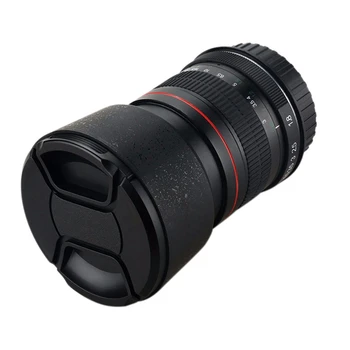 85 mm обектив F1.8 за Canon F1.8 с голяма бленда и фиксиран фокус Портрета на макро обектив за огледално-рефлексен фотоапарат с ръчно фокусиране