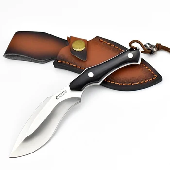 2023 най-новите мини-непалските ножове за нощуване на открито, риболов, туризъм, ножове с фиксирано острие, супер остър преносим нож, ловен нож с ножнами
