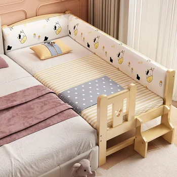 От масивно дърво можете да настроите височината на креватчета за новородените, сплайсинговую легло, детска плетена детска люлка bb, детско креватче