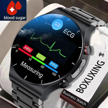 2023 Новите смарт Часовници ECG + ТОЧКИ, Мъжки Часовник за Измерване на Кръвното Налягане, Сърдечната Честота, IP68 Водоустойчив Фитнес Тракер, Умни Часовници За Huawei, Xiaomi