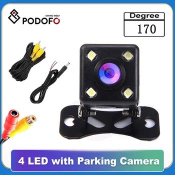 Podofo CCD Auto HD Автомобили резервната камера за обратно виждане, монитор за обратно виждане, парковочная система, универсална камера, предна камера за обратно виждане, водоустойчива камера