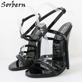 Дамски сандали Sorbern 16 см от естествена кожа с няколко джапанки на високо арочном ток Lubomir Момче Обувки за партита нестандартни цветове