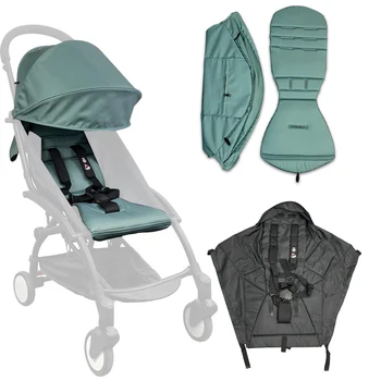 3 бр./компл. калъф за детски колички и възглавница, oxfords, заден джоб с цип, аксесоари за детска количка Babyzen yoyo 2