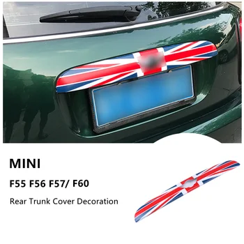 Превключвател на задния багажник на кола Декоративна ивица F55 F56 F57 капак на задната врата Защитен калъф за MINI Cooper Countryman F60 Аксесоари