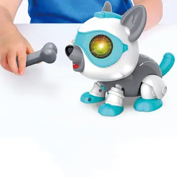 Роботът-Куче За Деца Diy Електроника Роботизирани Играчки За Кучета С Костяным Глас За Сензорен Контрол Smart Пет Robot Toys