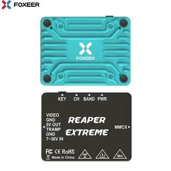Foxeer Reaper Extreme 2,5 W 5,8 Г 40CH Питмоде 25 Mw 200 Mw 500 Mw 1,5 2,5 W W Регулируема FPV VTX 2-8 S 20x20 мм за FPV на далечни разстояния