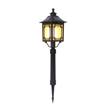 Слънчева лампа, лампа за тревата, подови вставляемая домакински градинска лампа за двора, led градинска водоустойчива лампа за градина, вили, морава