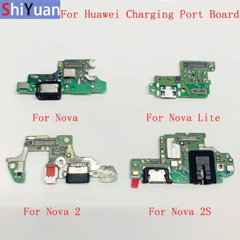 Оригинален USB докинг станция за зареждане на портове и конектори Жак заплата Гъвкав кабел за Huawei Nova Lite 2 и Nova 2S 2 резервни части
