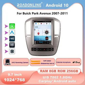 Андроид 10 Резолюция 1024*768 9,7 инча За Buick Park Avenue 2007-2011 UIS7862 8 + 256 gb Автомобилната Навигация CarPlay Автомобилното радио