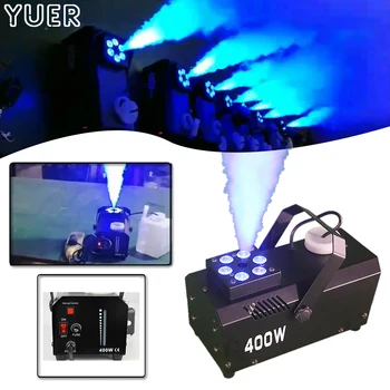 RGB 400 W димна машина етап ефекти малка специален ефект дим Безжично дистанционно управление за DJ диско-бара на музикални партита, сватби