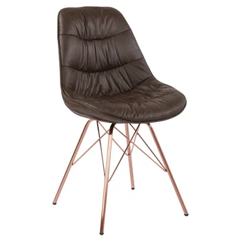 Трапезария стол Langdon от изтъркан плат с седло, тапицерия от изкуствена кожа, здрави и издръжливи, 19,75 Ш X 22,25 G X 34 инча.