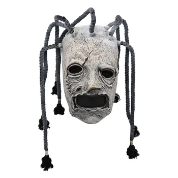 Забавна маска за Хелоуин, уникална с панделка, Унисекс, ретро, cosplay, латексный шлем за цялото лице, костюм за парти, безплатна доставка