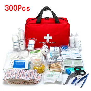 Преносим, 16-300 бр. комплект за оцеляване при извънредни ситуации, аптечка, за медикаменти, туристическа медицинска чанта за къмпинг, пътна чанта