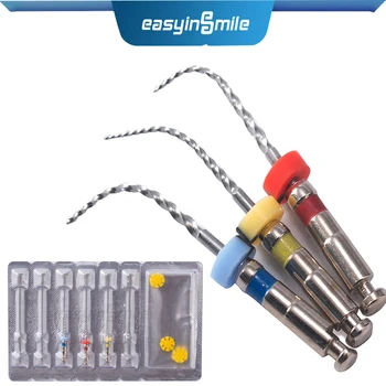 3 бр. стоматологични ендо деца въртящи напильники EASYINSMILE NITI File за деца # 20-30 палец 16 мм 04