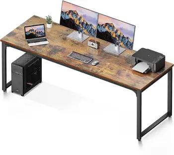 71-инчов компютърен маса, модерен прост бюро за домашния офис, бюро за студенти, ретро