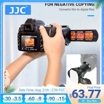 Адаптер за Дигитализиране на филм JJC и Набор от led Лампи за 35-мм Негативи на Филма, Пързалки Скенер, Цифров Преобразувател, Филмов Скенер, Замества ES-2