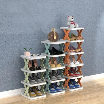 Ossayi, многопластова стойка за обувки, органайзер, шкаф за обувки, пластмасови сглобяване 
