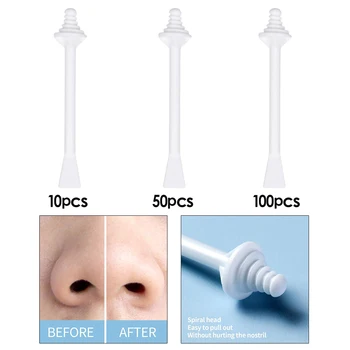 Пръчици за премахване на косми в носа, восъчни апликатор за премахване на окосмяване по лицето, пластмаса,