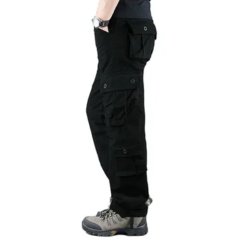 Нови пролетни тактически военни панталони-карго, спортни и ежедневни оборудване за улиците, с множество джобове, големи размери, мъжки градски прави панталони Tide