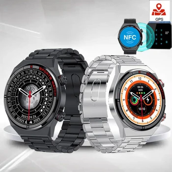 2023 Новите смарт часовници с Bluetooth-разговори, Мъжки часовник с голям екран и батерия, Спортни умни часовници, Мъжки За OPPO Find X3 Pro Huawei Android OIS + Box