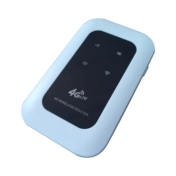 LTE 4G рутер Wifi ретранслатор 4G слот за SIM-карти модем-ключ рутер 150 Mbit/с бял ABS