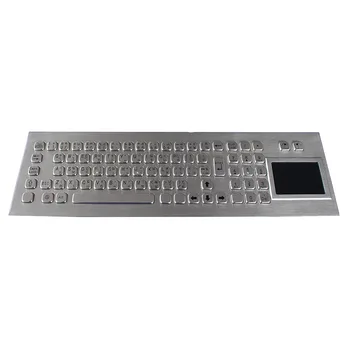 Промишлена метална клавиатура с дълъг ход и с цифрова клавиатура и сензорен панел