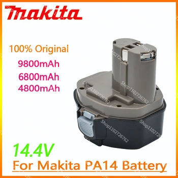 14,4 v 100% Оригинална Батерия на Makita 4800 mah/6800 mah/9800 mah NI-CD Батерия Електроинструменти за MakitaPA14 1422,1420 192600-1 6281D 6280D