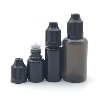 100шт 5 мл 10 мл 15 мл 30 мл пластмасови флакони-капкомер LDPE Празна банка за проби течност за окото за еднократна употреба бутилка със защита от деца капачка