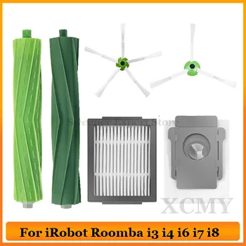 Основната Страничната Hepa Филтър Четка За iRobot Roomba i3, i4 i6 i7 i8 E5 E6 E7 j7 резервни Части За Прахосмукачка Торбичка За Събиране на Прах Висококачествени Аксесоари