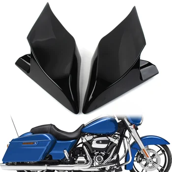 Лъскава черна мотоциклетът растянутая лента капак за Harley Touring Road Street Glide 2014 2015 2016 2017 2018 2019 2020 2021