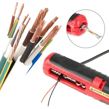 Нов многофункционален скоба за коаксиален кабел, метална дръжка, машина за източване на кабели, ръчни клещи, инструмент за източване кабел, клещи, инструмент за демонтаж на