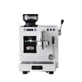 Нова професионална кафе машина от неръждаема стомана с кофемолкой машина за еспресо, за 15 бара търговски дизайн