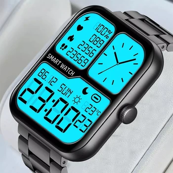 За Xiaomi Huawei Samsung 1,83 инча, Bluetooth-предизвикателство, водоустойчив умни часовници, мъжки часовници с потребителски циферблат, 2023, нови спортни дамски смарт часовник + кутия
