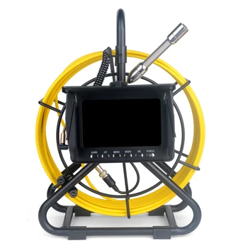 Камерата на ендоскоп с 6 led светлина с функция за DVR 5-инчов екран с висока резолюция, Водоустойчиви за домашна тръби, канализация, вик