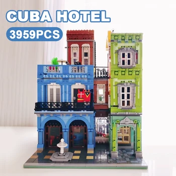 Креативен хотел Куба, църква, архитектурен модел, строителни блокове, гледка към улицата, кафене, магазин, микро-тухли, търговски център, детски играчки, подаръци за деца