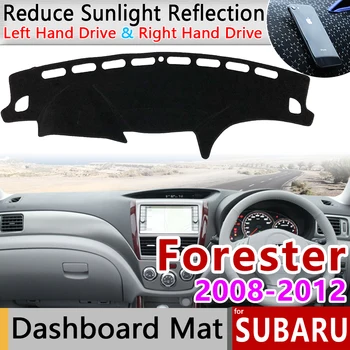 за Subaru Forester 2008 2009 2010 2011 2012 противоскользящий подложка на кутията на таблото килим козирка Dashmat автомобилни аксесоари, SG, SH SJ SK