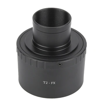 Обектив Адаптер от алуминиева сплав T2-FX 1,25 инчов телескоп за огледално-рефлексни фотоапарати Fujifilm FX Mount Преходни пръстен аксесоари за фотоапарати
