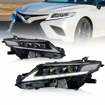 Високоефективна светодиодна модернизация на Camry 2019, модифицирана фарах събирането, преден фар за Toyota EURO 2018 2019 2020
