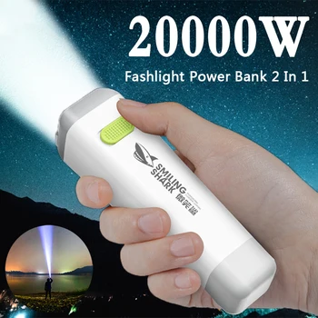 2 В 1 мини led фенерче USB фенерче с подсветка, кабел за зареждане фенерче, Power Bank, преносим кемпинговый водоустойчив фенер на далечни разстояния