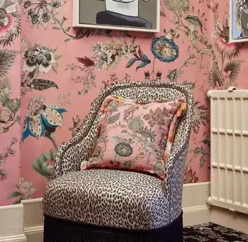 потребителски Съвременните модни леки луксозни тапети с розово цвете персонализирани стенописи, 3D тапети за дома papel pintado de pared art