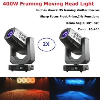 Лъч точков увеличение обрамляющий 4В1 led движеща се глава лампа 400 W RGBW Цвят обрамляющий движеща се глава за сцена, сватби, външно осветление, Dj-ефект