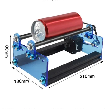 Нов 3D принтер Twotrees, лазерен гравиране машина с въртящ се валяк по оста Y, модул за гравиране Сам, цилиндрични елементи, банки