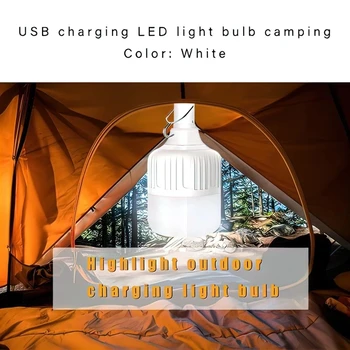 ZK30 300W Преносима лампа за палатка акумулаторен фенер барбекю кемпинговая лампа външна лампа USB LED предупредителни светлини за вътрешния двор веранда градина